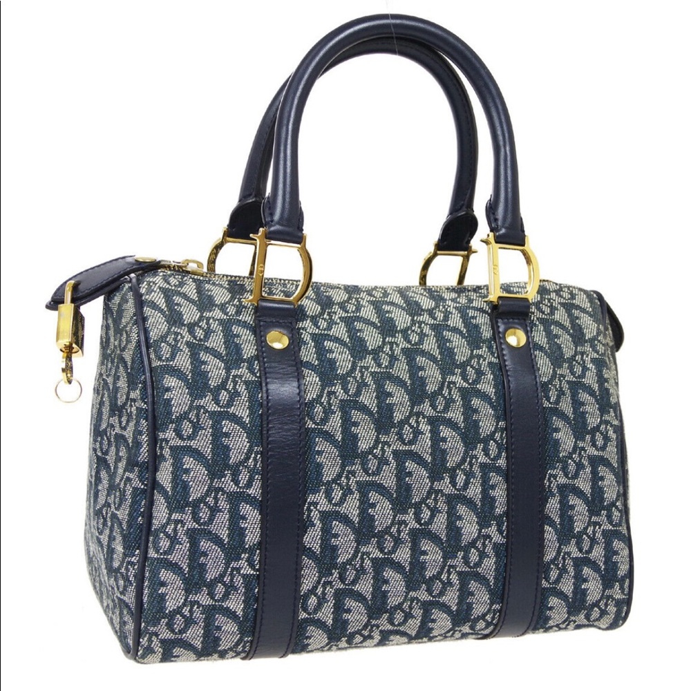 Christian Dior Mini Trotter Canvas Bag. The Lock and Key WON’T be included.